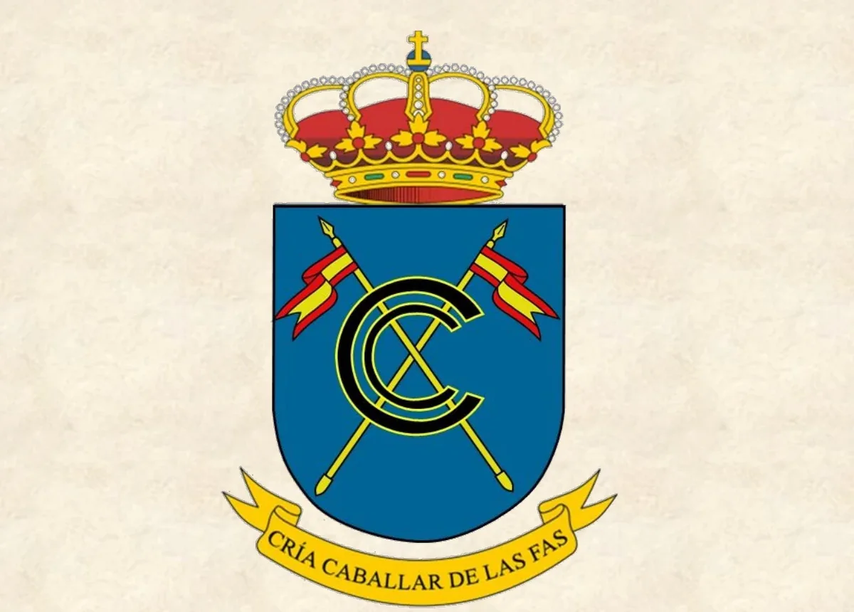Coat of arms of the Spanish Armed Forces Horse Breeding Service (Cría Caballar de las FAS)